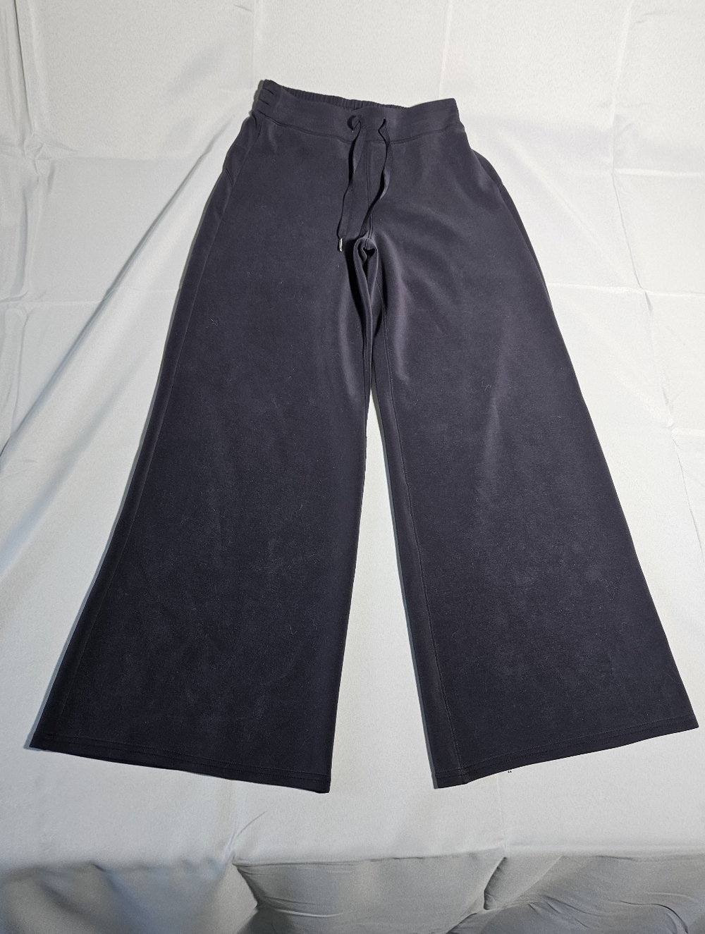 Spanx AirEssentials Wide Leg Pants Navy Lounge Trousers Travel Size Small - Picture 3 of 6